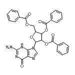 CAS#: 62374-25-8, 2-Amino-9-(2,3,5-Tri-O-Benzoylpentofuranosyl)-1,9-Dihydro-6H-Purin-6-One