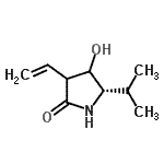 CAS#: 624743-13-1, (5S)-4-Hydroxy-5-isopropyl-3-vinyl-2-pyrrolidinone