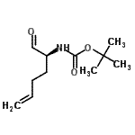 CAS#: 624743-18-6, 2-Methyl-2-propanyl [(2S)-1-oxo-5-hexen-2-yl]carbamate