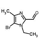 CAS#: 624746-79-8, 5-Bromo-1-ethyl-4-methyl-1H-imidazole-2-carbaldehyde