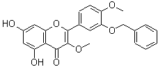 CAS 登录号：62507-01-1， 2-[3-(苄氧基)-4-甲氧基苯基]-5,7-二羟基-3-甲氧基-4H-苯并吡喃-4-酮