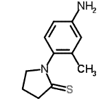 CAS#: 625102-14-9, 1-(4-amino-2-methyl-phenyl)pyrrolidine-2-thione