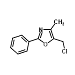 CAS#: 625106-10-7, 5-(Chloromethyl)-4-methyl-2-phenyl-1,3-oxazole