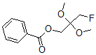 CAS 登录号：62522-69-4， 2,2-二甲氧基-3-氟丙基苯甲酸酯