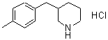 CAS#: 625454-26-4, 3-(4-Methylbenzyl)piperidine hydrochloride (1:1)