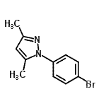 CAS 登录号：62546-27-4， 1-(4-溴苯基)-3,5-二甲基-1H-吡唑