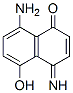 CAS 登录号：6259-68-3， 4-亚氨基-5-羟基-8-氨基-1(4H)-萘酮