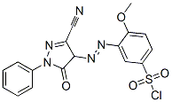 CAS#: 62592-55-6, 3-[[(3-Cyano-4,5-Dihydro-5-Oxo-1-Phenyl-1H-Pyrazol)-4-Yl]Azo]-4-Methoxybenzenesulfonic Acid Chloride