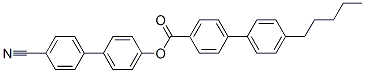 CAS#: 62622-42-8, 4'-Cyano[1,1'-Biphenyl]-4-Yl 4'-Pentyl[1,1'-Biphenyl]-4-Carboxylate
