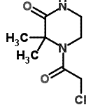 CAS 登录号：626223-67-4， 4-(氯乙酰基)-3,3-二甲基-2-哌嗪酮