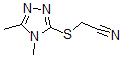 CAS#: 626227-15-4, [(4,5-Dimethyl-4H-1,2,4-Triazol-3-Yl)Thio]-Acetonitrile