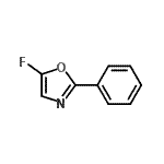 CAS#: 626234-67-1, 5-Fluoro-2-phenyl-1,3-oxazole
