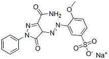 CAS#: 62630-92-6, 3-[[[3-(Aminocarbonyl)-4,5-Dihydro-5-Oxo-1-Phenyl-1H-Pyrazol]-4-Yl]Azo]-4-Methoxybenzenesulfonic Acid Sodium Salt