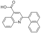 CAS 登录号：6265-23-2， 2-萘-1-基-喹啉-4-羧酸