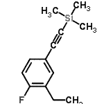CAS#: 627463-26-7, [(3-Ethyl-4-fluorophenyl)ethynyl](trimethyl)silane