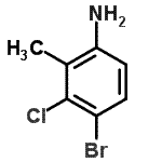 CAS#: 627531-47-9, 4-Bromo-3-chloro-2-methylaniline