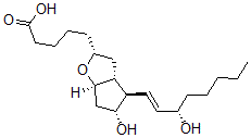 CAS 登录号：62777-90-6， (6R,9alpha,11alpha,13E,15S)-6,9-环氧-11,15-二羟基-前列腺-13-烯-1-酸