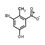 CAS#: 62827-40-1, 3-Bromo-4-Methyl-5-Nitrophenol