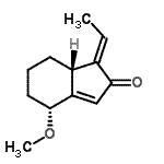 CAS#: 628317-41-9, (1E,4R,7aS)-1-Ethylidene-4-methoxy-1,4,5,6,7,7a-hexahydro-2H-inden-2-one