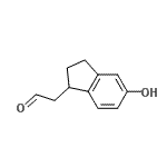 CAS#: 628732-57-0, (5-Hydroxy-2,3-dihydro-1H-inden-1-yl)acetaldehyde