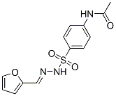 CAS 登录号：6289-97-0， N-(4-{[(2E)-2-(2-呋喃基亚甲基)肼基]磺酰基}苯基)乙酰胺