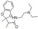 CAS 登录号：62898-47-9， N-(2-二乙基氨基乙基)-alpha,2-二甲基-1,3-苯并二氧戊环-2-乙酰胺