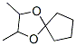 CAS#: 6290-15-9, 2,3-Dimethyl-1,4-Dioxaspiro[4.4]Nonane