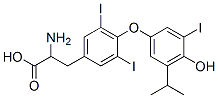 CAS#: 62901-32-0, O-(4-Hydroxy-3-Iodo-5-(1-Methylethyl)Phenyl)-3,5-Diiodo-DL-Tyrosine