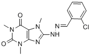 CAS#: 6299-72-5, 2-Chlorobenzaldehyde (1,3,7-Trimethylxanthin-8-Yl)Hydrazone