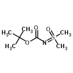 CAS#: 62995-09-9, 2-Methyl-2-Propanyl [Dimethyl(Oxido)-lambda<Sup>6</Sup>-Sulfanylidene]Carbamate