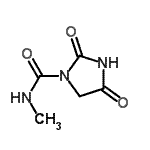 CAS#: 630112-54-8, N-Methyl-2,4-dioxo-1-imidazolidinecarboxamide