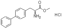 CAS 登录号：63024-30-6， (2S)-2-氨基-3-(4-联苯基)丙酸甲酯盐酸盐(1:1)