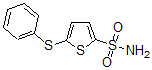 CAS 登录号：63031-79-8， 5-(苯基硫代)-2-噻吩磺酰胺