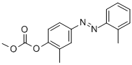 CAS 登录号:63042-08-0, 甲基 4-(2-甲基苯基偶氮)-2-甲基苯基碳酸酯