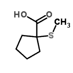 CAS#: 63049-48-9, 1-(Methylsulfanyl)Cyclopentanecarboxylic Acid