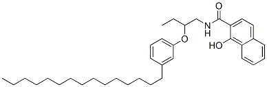 CAS#: 63059-48-3, 1-Hydroxy-N-[2-(3-Pentadecylphenoxy)Butyl]-2-Naphthalenecarboxamide
