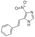 CAS 登录号：6307-17-1， 4-硝基-5-[(E)-2-苯乙烯基]-1H-咪唑