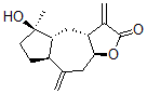 CAS 登录号：63109-30-8， (3aR,4aR,5R,7aS,9aS)-5-羟基-5-甲基-3,8-二亚甲基十氢薁并[6,5-b]呋喃-2(3H)-酮