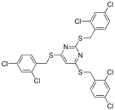 CAS#: 6311-82-6, 2,4,6-Tris[(2,4-Dichlorophenyl)Methylsulfanyl]Pyrimidine
