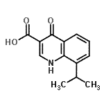 CAS#: 63136-17-4, 4-Hydroxy-8-Isopropyl-3-Quinolinecarboxylic Acid