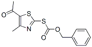 CAS 登录号:63148-79-8, S-(5-乙酰基-4-甲基噻唑-2-基) O-苄基硫代碳酸酯