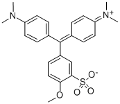 CAS#: 63148-81-2, 4',4''-Bis(Dimethylamino)-4-Methoxy-3-Sulfotrityl Inner Salt