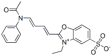 CAS#: 63148-85-6, 2-[4-(Acetylphenylamino)Buta-1,3-Dienyl]-3-Ethyl-5-Sulphonatobenzoxazolium