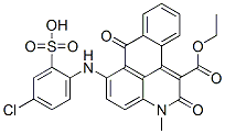 CAS#: 63149-10-0, Ethyl 6-[(4-Chloro-2-Sulphophenyl)Amino]-2,7-Dihydro-3-Methyl-2,7-Dioxo-3H-Dibenz[F,Ij]Isoquinoline-1-Carboxylate