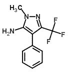 CAS 登录号：63156-74-1， 1-甲基-4-苯基-3-(三氟甲基)-1H-吡唑-5-胺