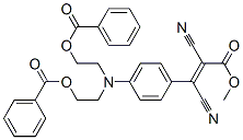 CAS#: 63175-24-6, Methyl 3-[4-[Bis[2-(Benzoyloxy)Ethyl]Amino]Phenyl]-2,3-Dicyanoacrylate