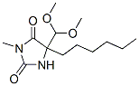 CAS#: 6318-25-8, 5-(Dimethoxymethyl)-5-Hexyl-3-Methyl-Imidazolidine-2,4-Dione