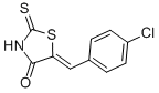 CAS 登录号：6318-37-2， 5-[1-(4-氯-苯基)-甲-(Z)-亚基]-2-硫代-噻唑烷-4-酮