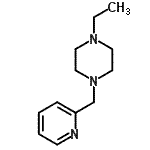 CAS 登录号：631858-22-5， 1-乙基-4-(2-吡啶基甲基)哌嗪