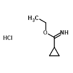 CAS#: 63190-44-3, Ethyl Cyclopropanecarboximidate Hydrochloride (1:1)